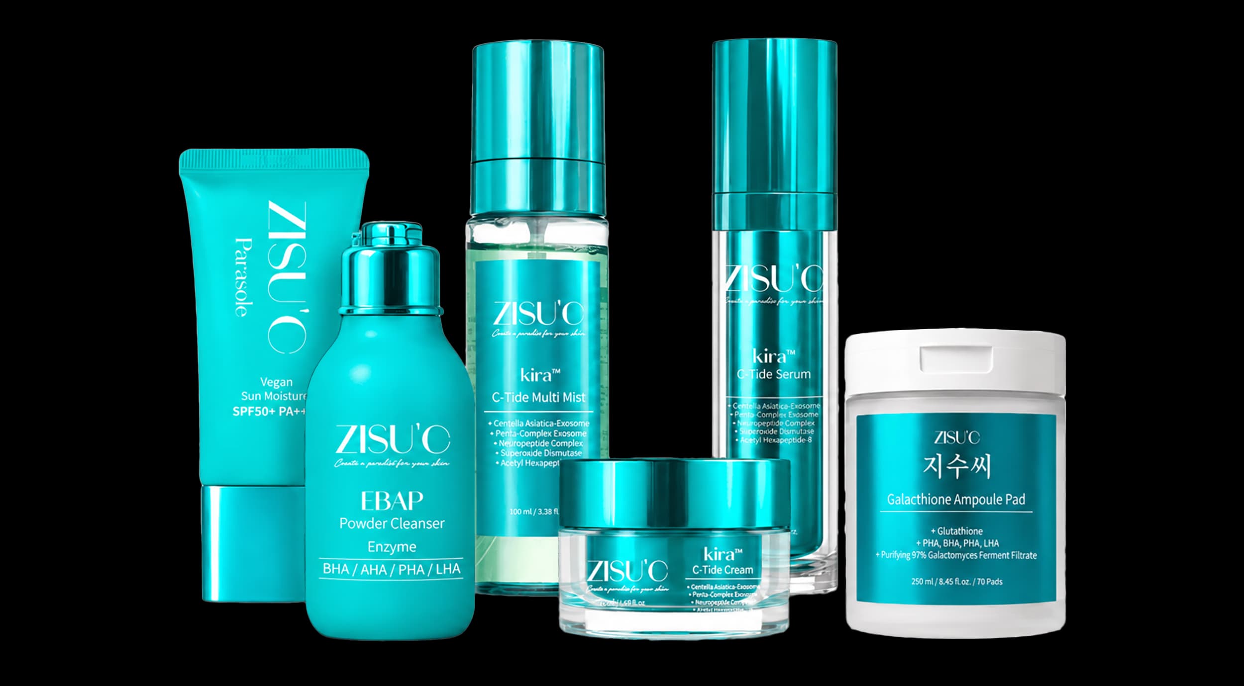 Produkty ZISUC na jasnym tle