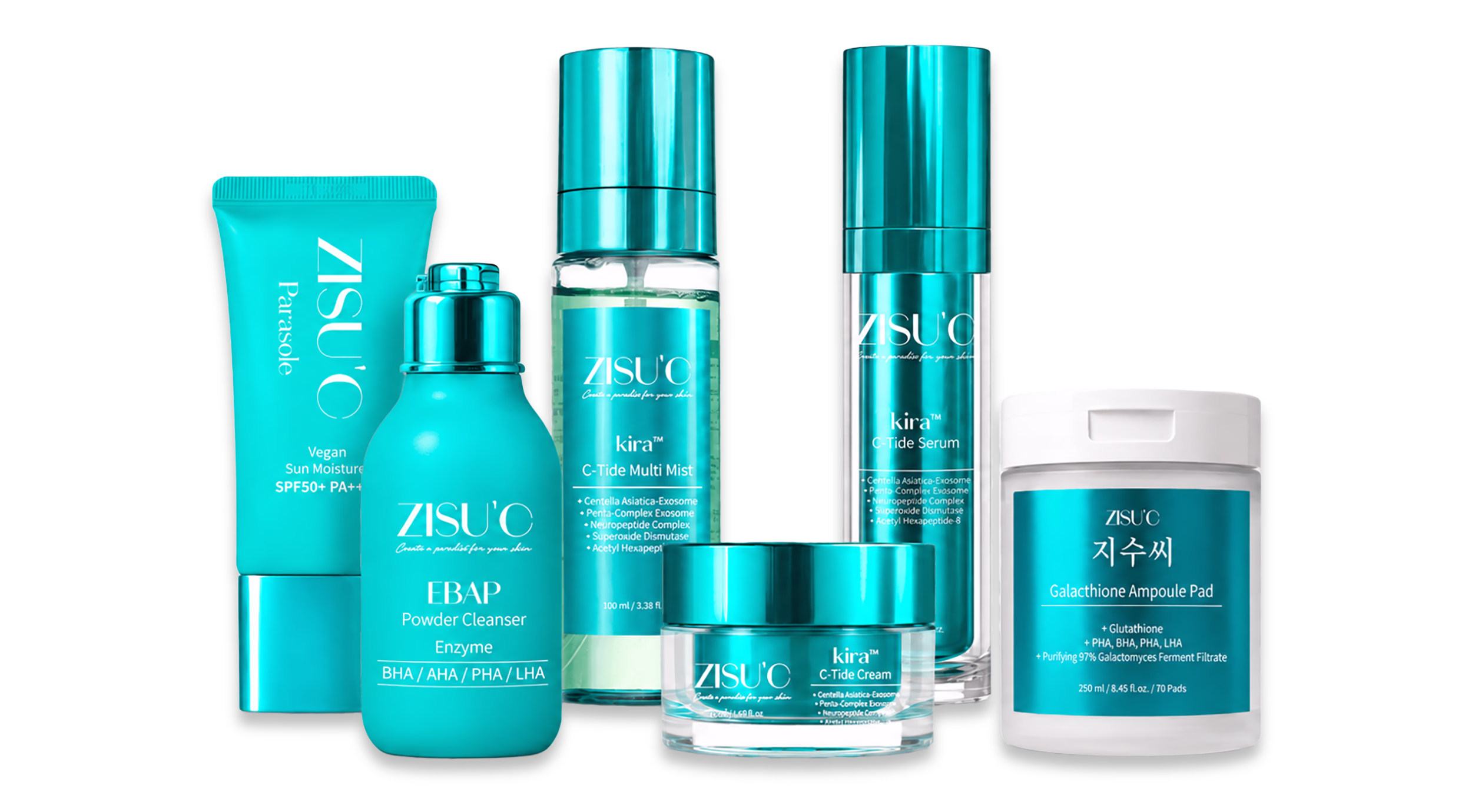 Produkty ZISUC na jasnym tle
